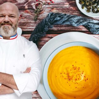 Le velouté de potimarron proposé par Philippe Etchebest une soupe de saison - Calepin Parentalité